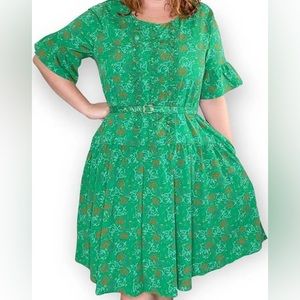 Disney Parks Orange Bird Dress 1X